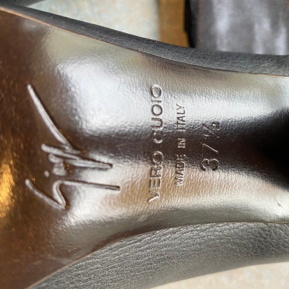 SUPER SEXY, GORGEOUS BLACK HEELS!  Size 7.5 (37.5). Giuseppe Zanotti Desig… - Picture 6 of 8